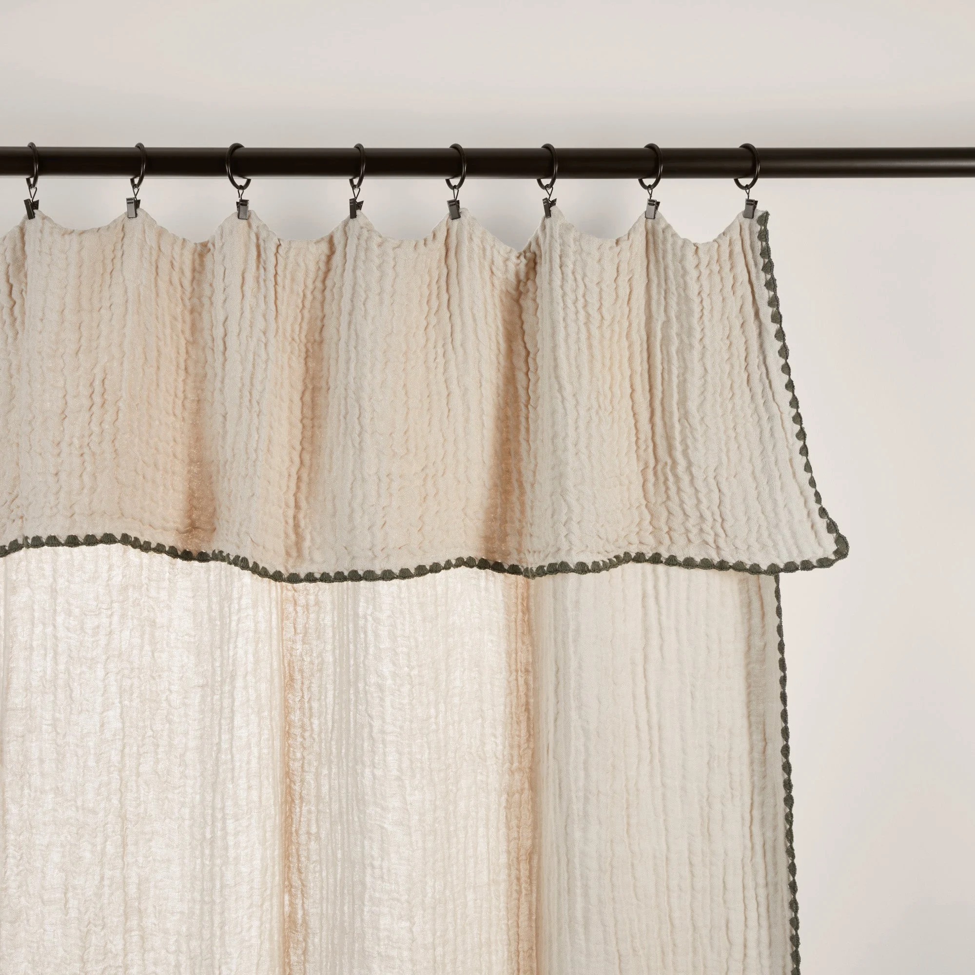 LALITA - Rideau panneau | Beige
