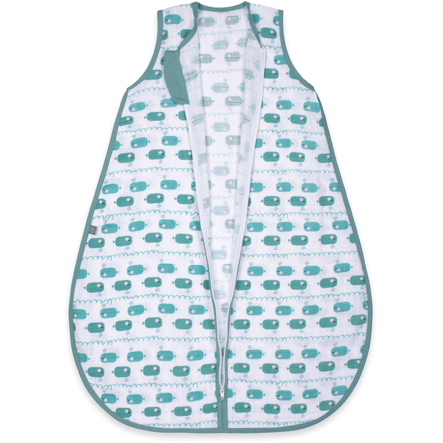 emma & noah Schlafsack Wal Blau 0.5