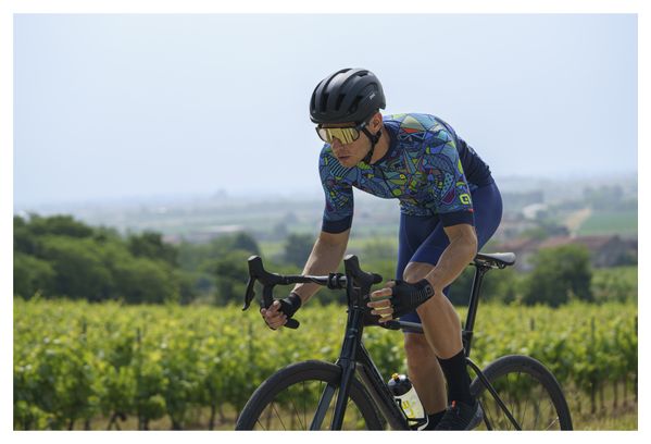 Maillot Manches Courtes Alé Over Bleu