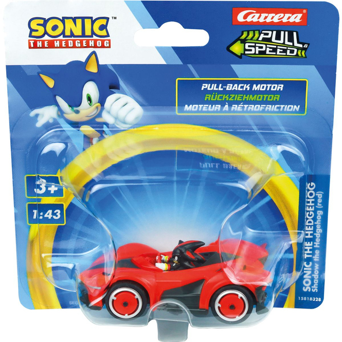 Sonic - Carrera - Pull Speed Fahrzeug - 1 Stück