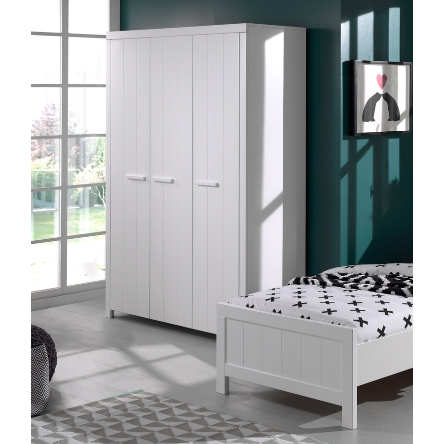 VIPACK Kleiderschrank Erik 3-türig