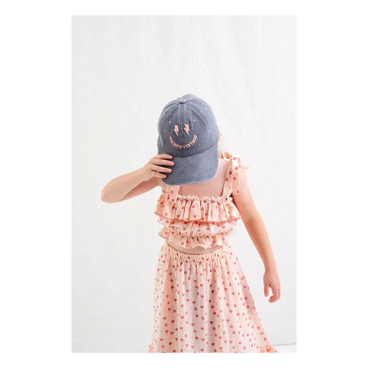 Tocoto Vintage Casquette Smiley | Gris anthracite
