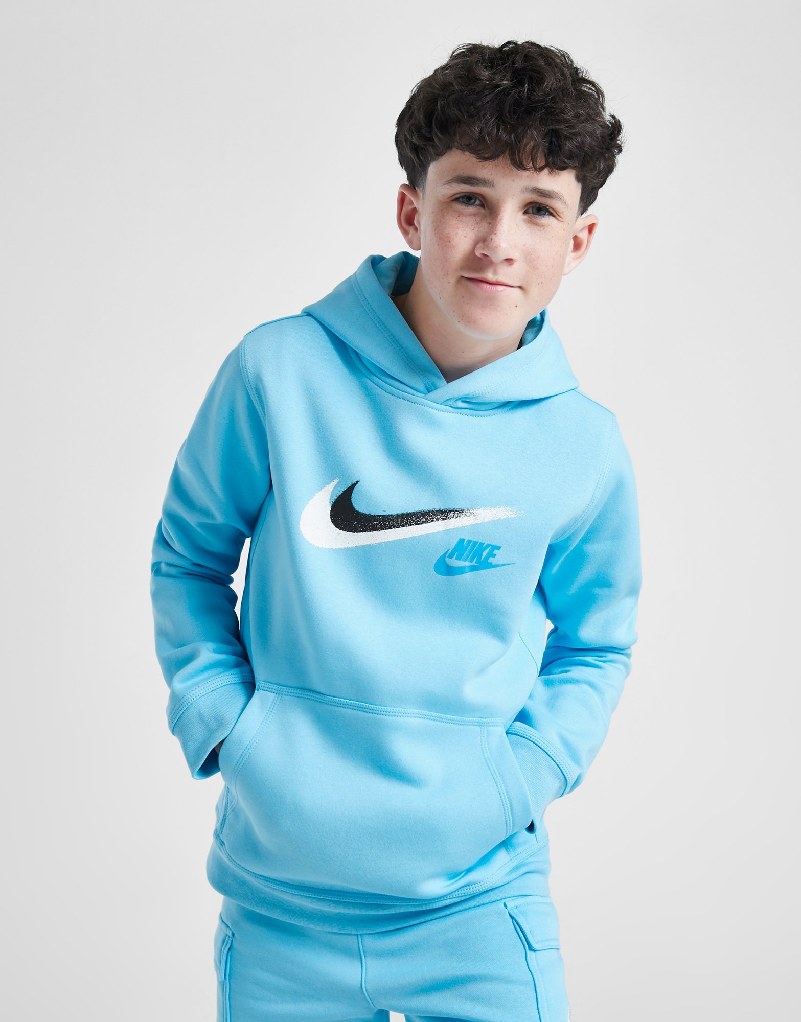 Nike Double Swoosh Overhead Hoodie Junior