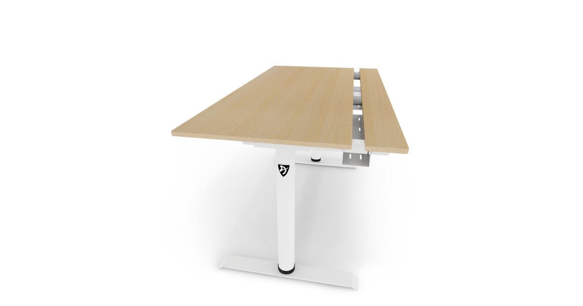 ArozziArena Nordico Sit/Stand Desk - Light Birch gaming desk  (Zwart)
