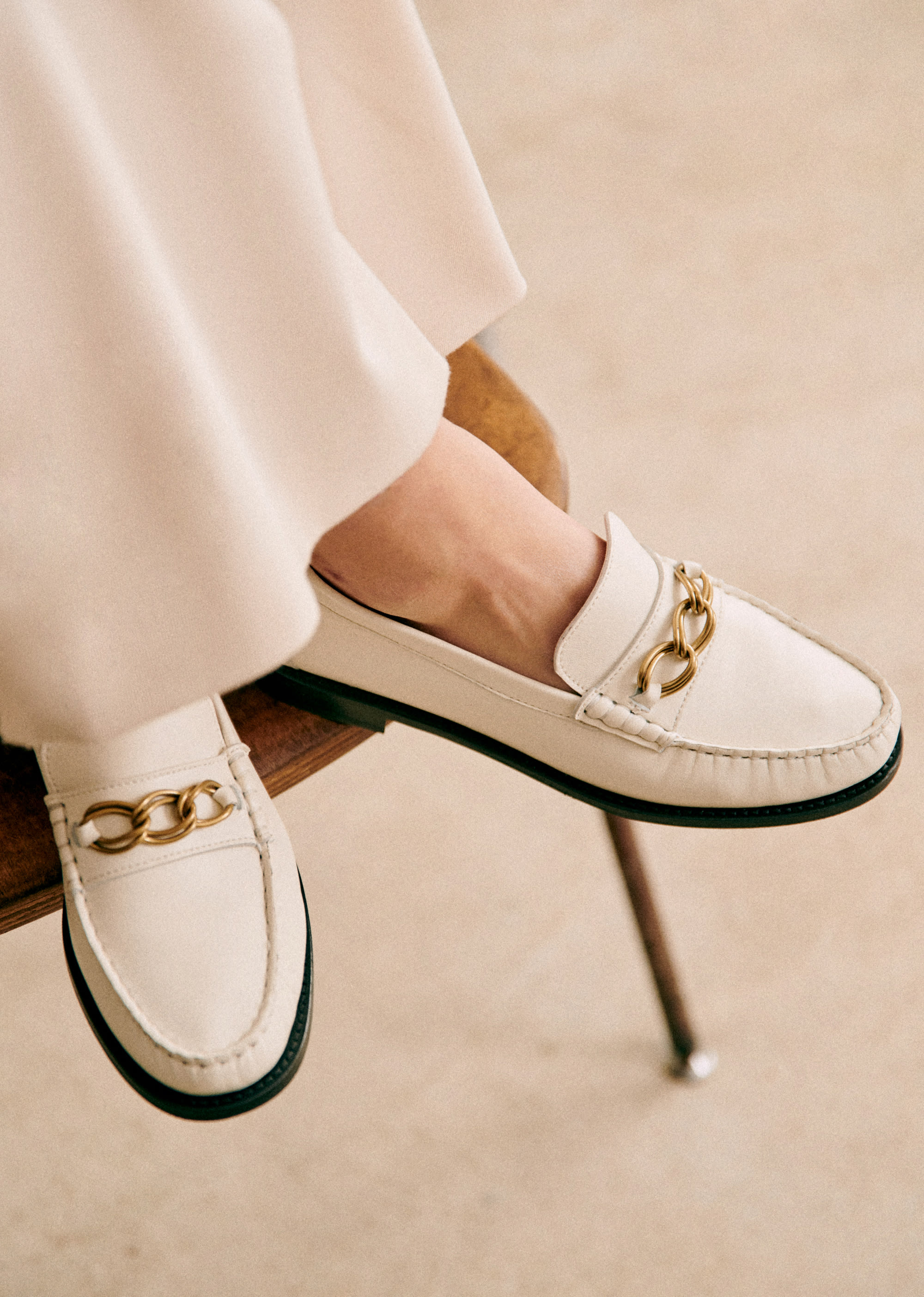 Mocassins Vicky - Ecru Lisse - SOULIERS/SOULIERS Mocassins 5906285