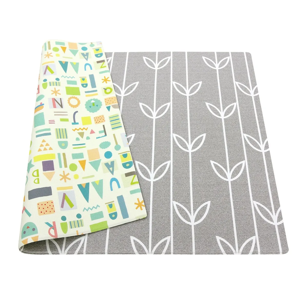 Baby Care Tapis de Jeux Réversible Petit - Pétales de Mer
