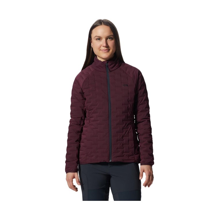 Mountain Hardwear Stretchdown Light Jacket Women Cocoa Red
