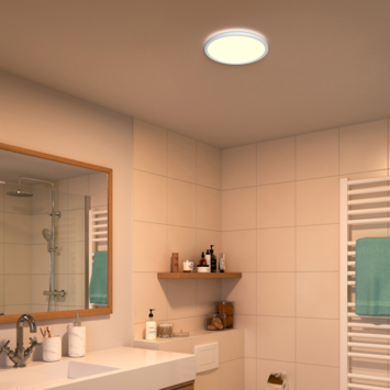 Philips badkamerlamp Superslim sceneswitch 1x18W zwart 2700K