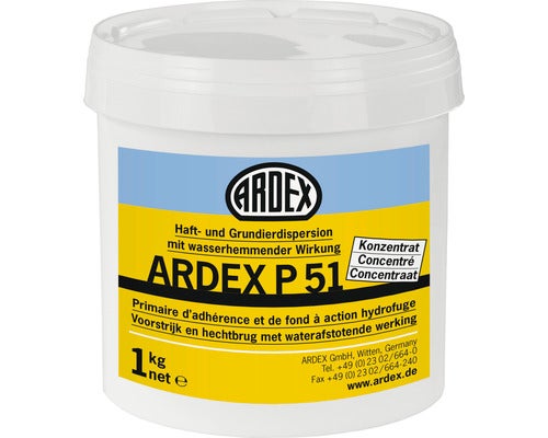 ARDEX P 51 hecht- en gronderingsdispersie, 1 kg