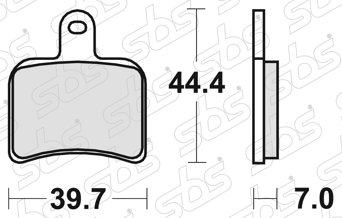SBS - Plaquettes de frein 719 RQ
