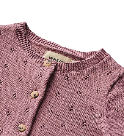 Wheat Cardigan - Strik - Maia - Lavender Dawn m. Hulm?nster