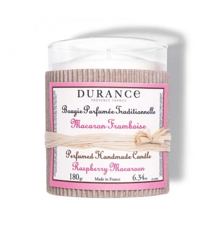 Bougie Parfumée Macaron Framboise 180 gr