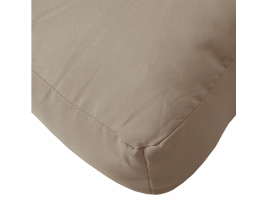 VIDAXL - Canapés centraux palette de jardin 2pcs et coussins bois aca...