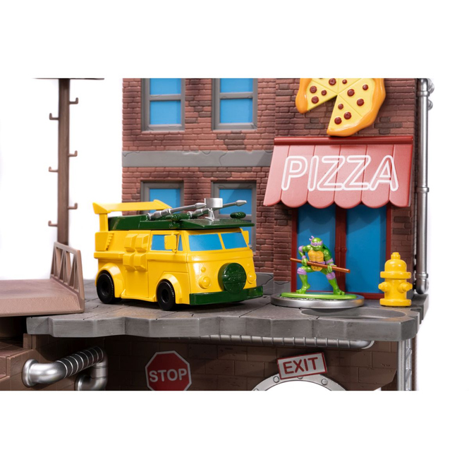 Teenage Mutant Ninja Turtles - Nano Scene - Spielset - Höhle