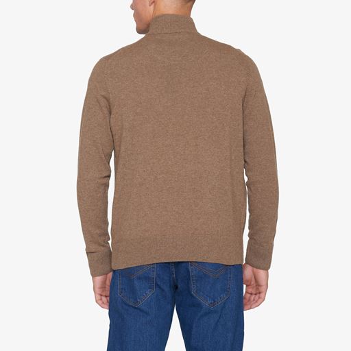 Signal Sirobert Half Zip Striktrøje, Brown Sugar Melange, S