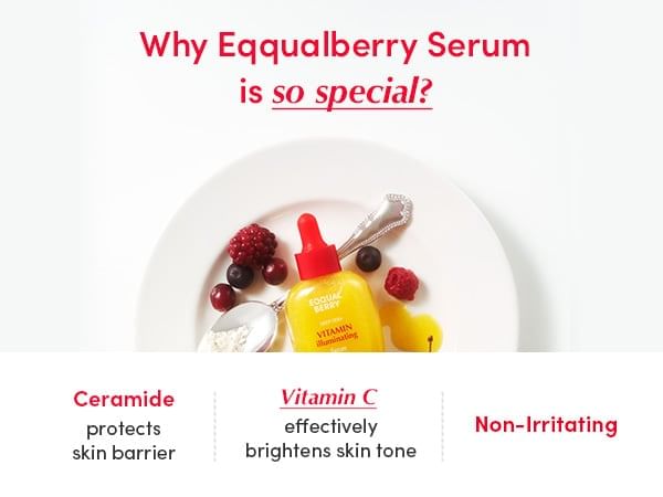 EQQUALBERRY - Vitamine-verlichtend serum