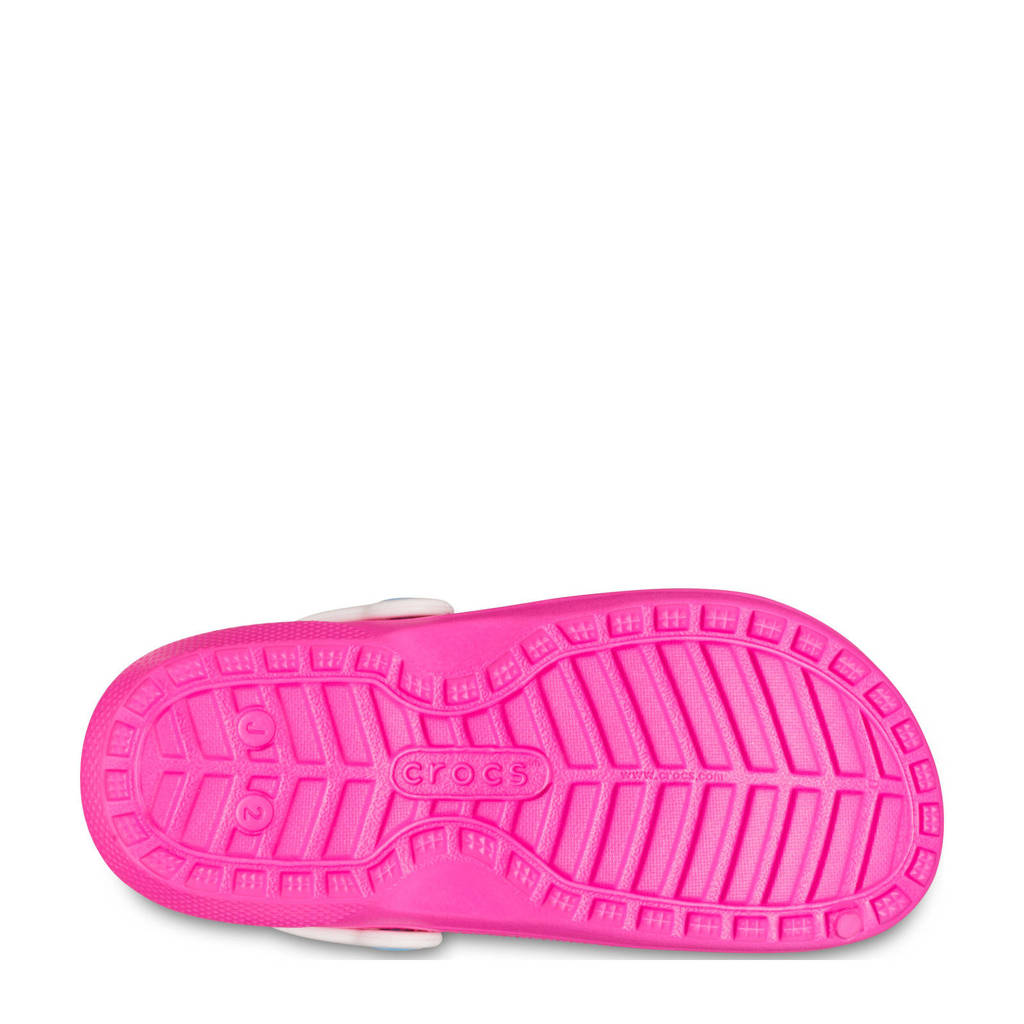 Crocs gevoerde clogs roze/lila