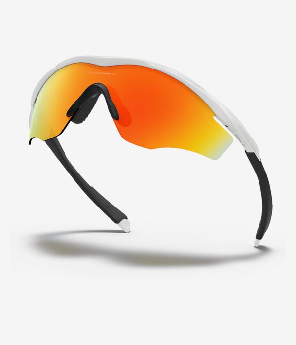Oakley M2 Frame XL Sonnenbrille (polished white fire iridium)