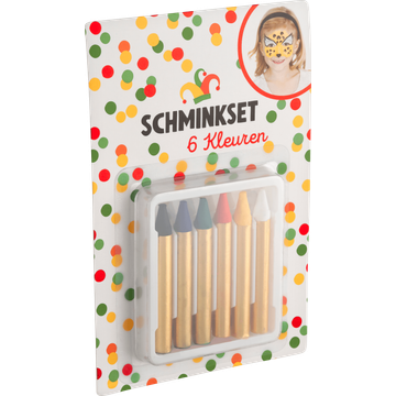 Schminkset Kleuren 6 x 1,6 g