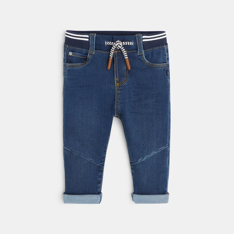 Jean denim confort ultra stretch bleu bébé garçon Bleu