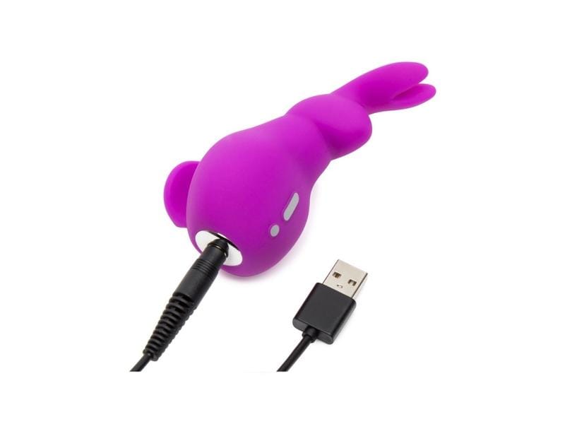 Happy Rabbit Vibrator Clitoral Vibe Violett Auflegepulsator mit einfacher Bedienung