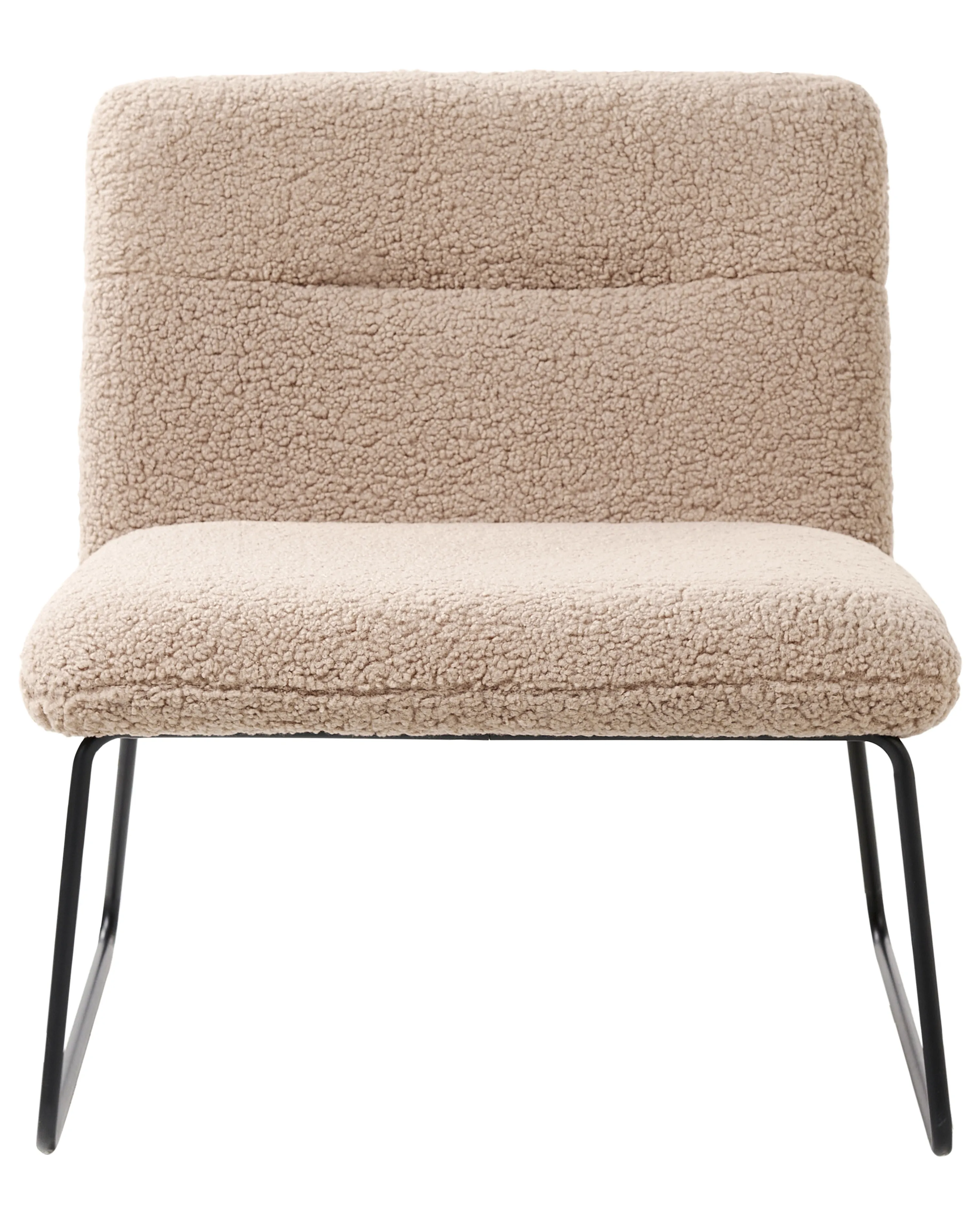 Fauteuil COTULLA Bouclé Beige