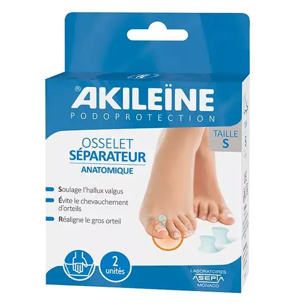 Separador ósseo Akileine, tamanho P, 2 unidades