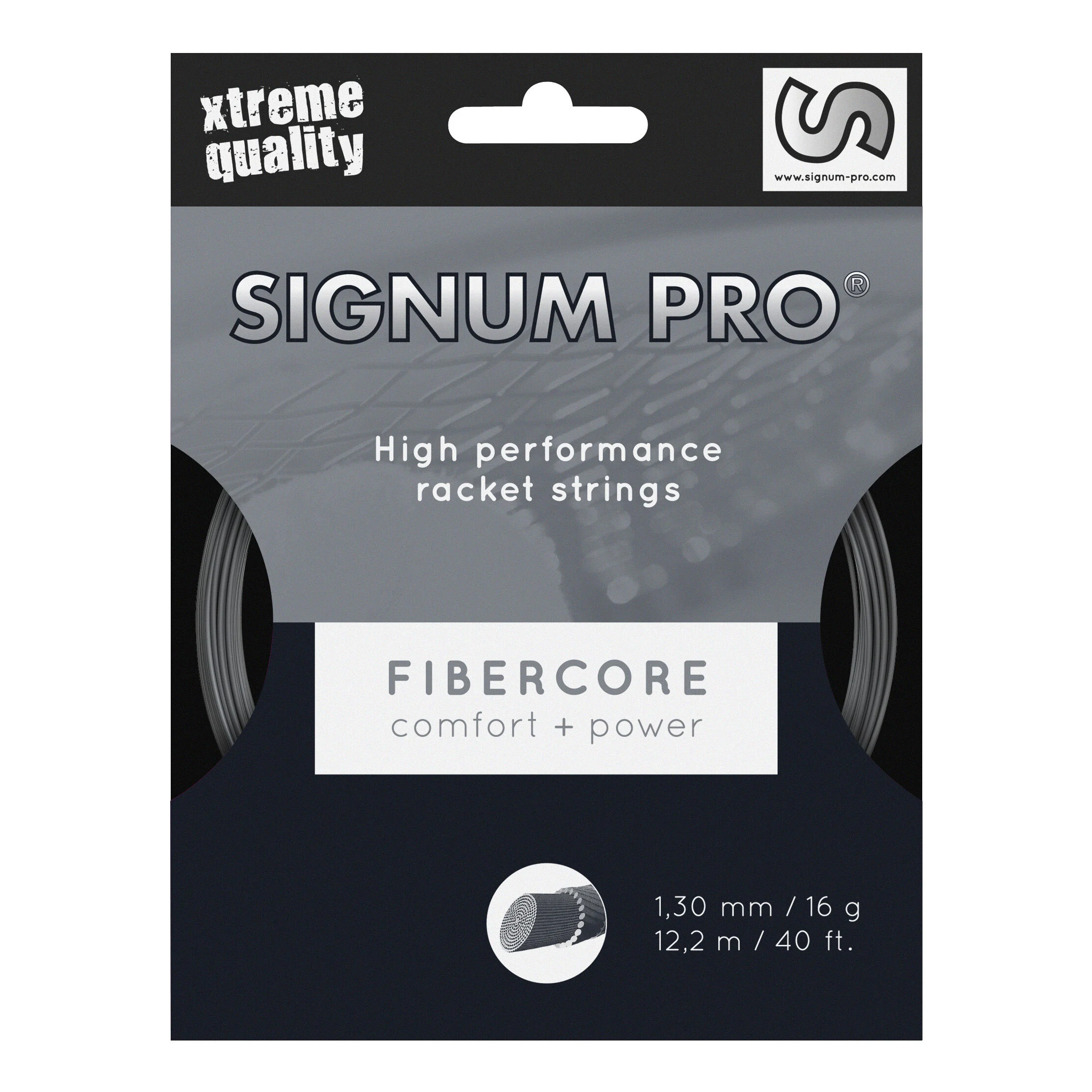 Signum Pro Fibrecore Cordage En Garniture 12m - Argent