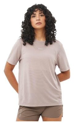 Maillot manches courtes Salomon SHKout Core Beige Femme