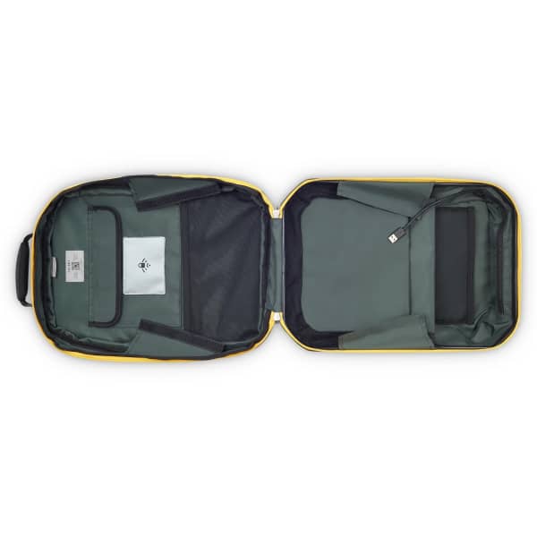 Bagagerie de voyage DELSEY PARIS REMPART SAC A DOS HYBRIDE EXT ARMY