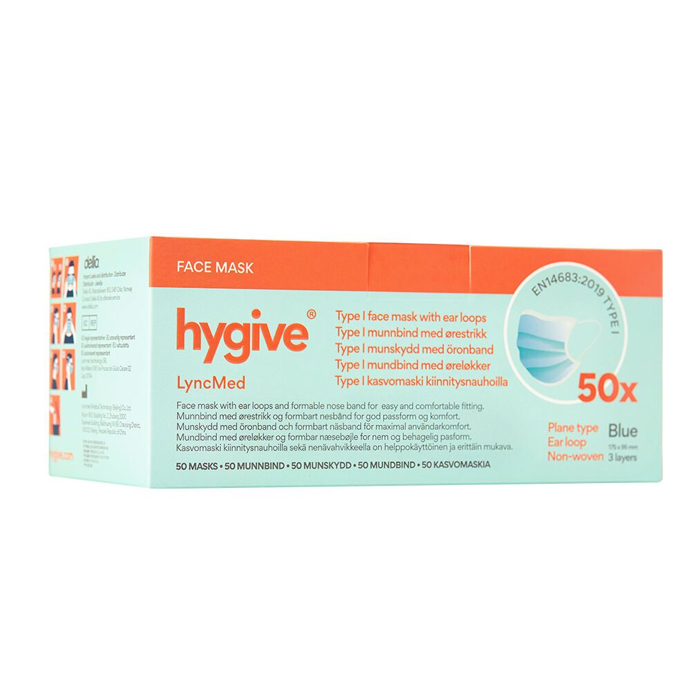 Hygive munnbind 50 stk