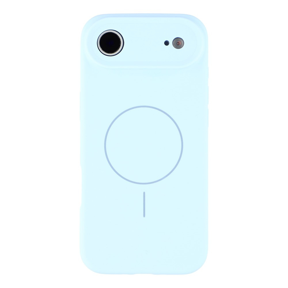 iPhone Air MagSafe Silikon Case Hülle - Hellblau