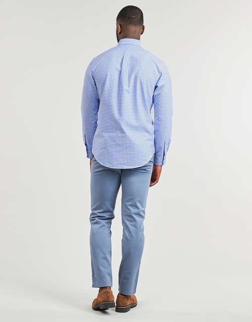 Polo Ralph Lauren - CHEMISE COUPE DROITE EN OXFORD PETITS CARREAUX VICHY Azul / Blanco / Light / Azul / Blanco