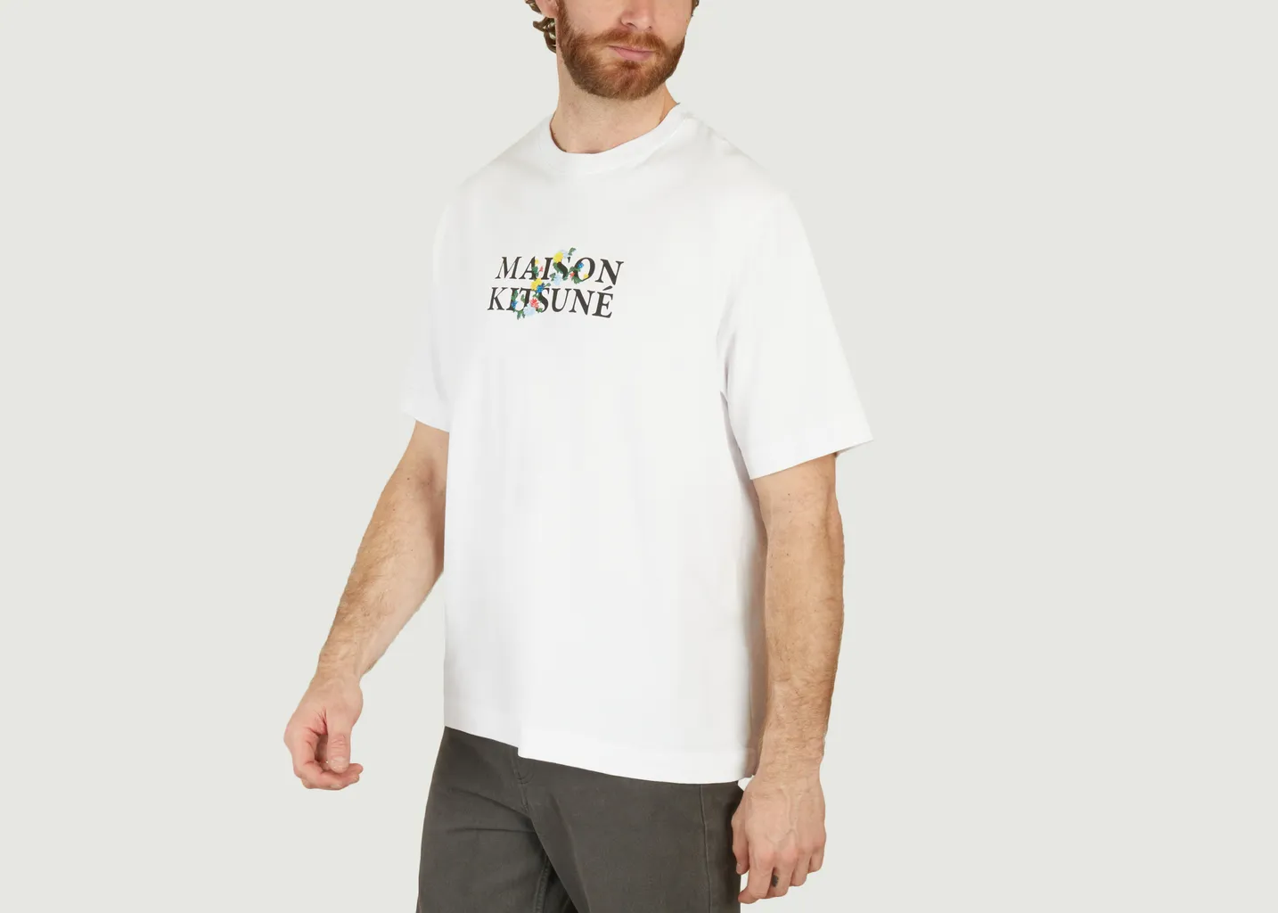 T-shirt floral Maison Kitsuné