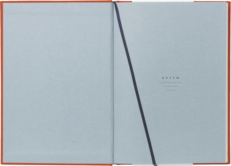Notem Hardcover notesbog, Medium, Rød Orange & blå