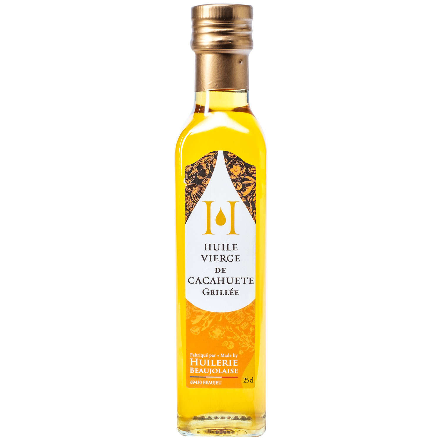 Huile vierge de cacahuète grillée