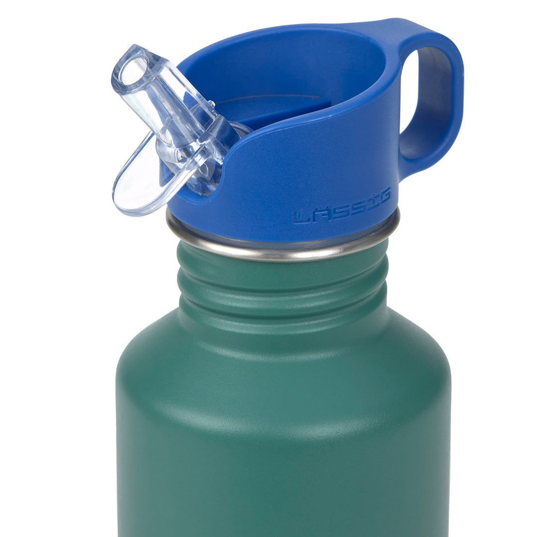 lässig rvs drinkfles little gang - rainbow green - 500 ml