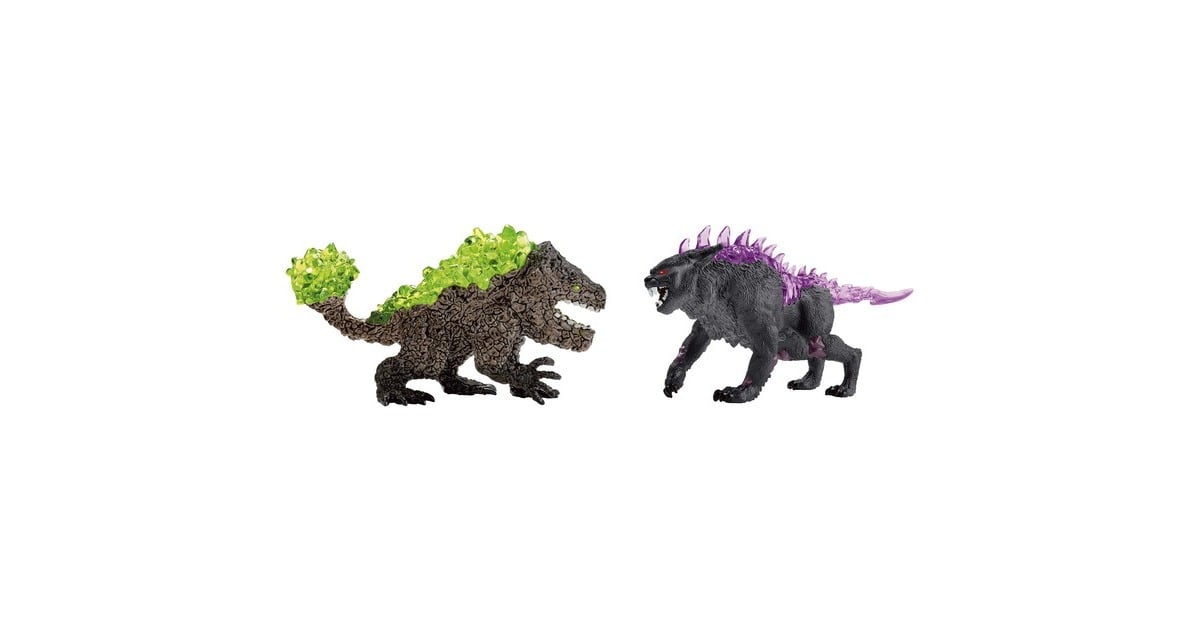 SchleichEldrador - Schaduwlynx versus rotsbreker speelfiguur  (70827)