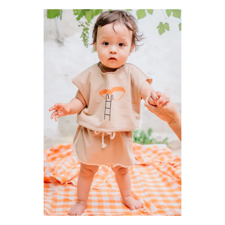 Bonnie & The Gang Combinaison Ziggy Coton Bio | Beige