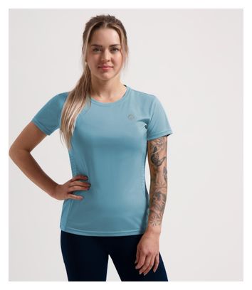 Maillot Manches Courtes De Running Rogelli Core Bleu Clair Femme
