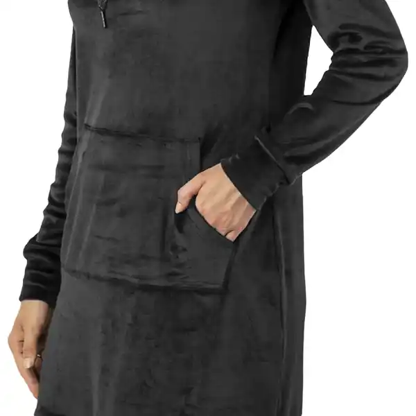 Nicki-Loungekleid schwarz Gr. S