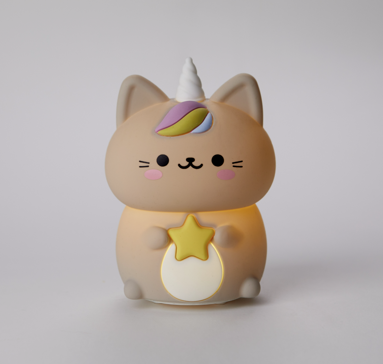 (145x110mm) USB Kinder Nachtlicht Kawaii Starry Katzen LED Tisch Lampe mit Touch Funktion (BA28067)