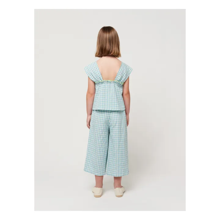 Bobo Choses Top Vichy | Bleu Clair