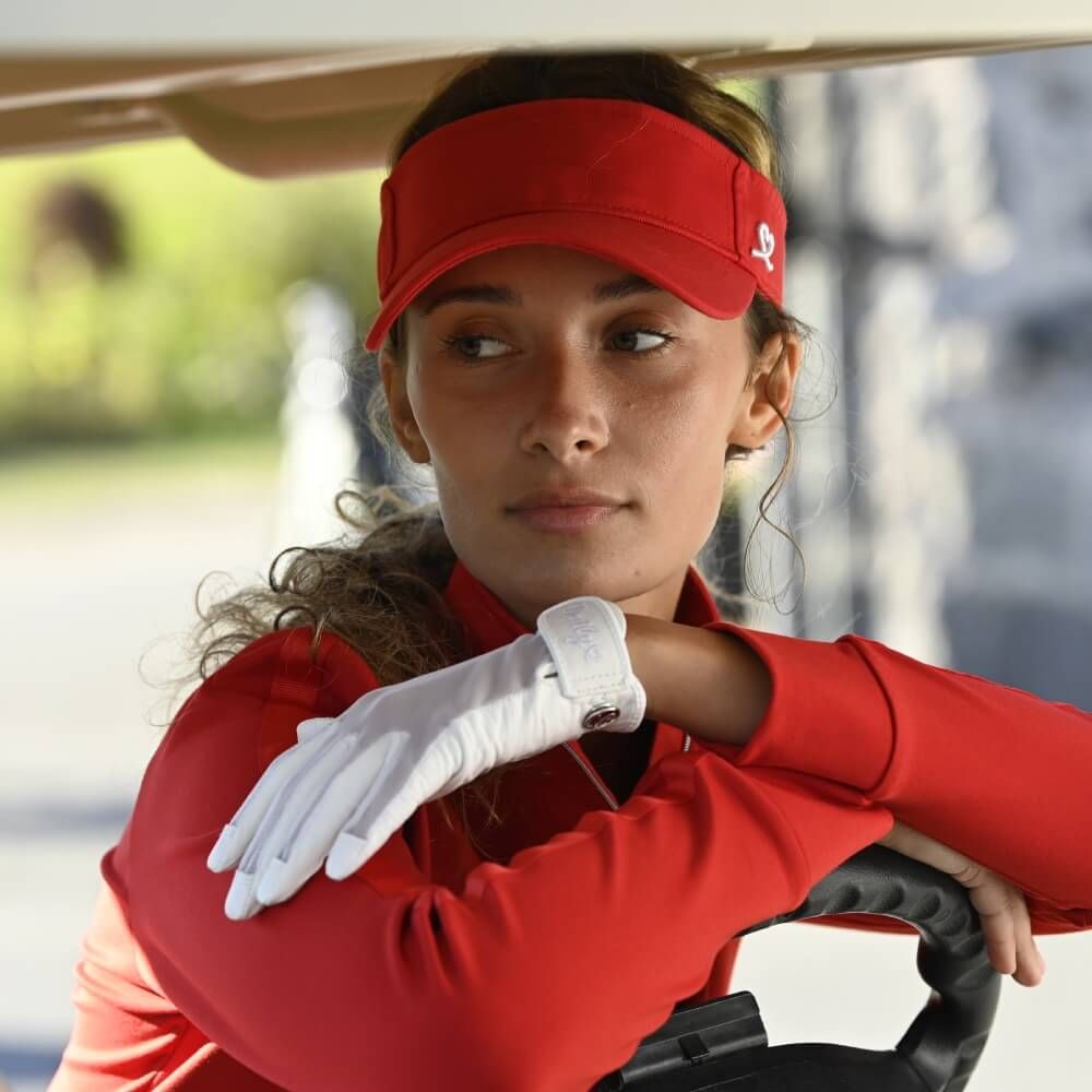 Sun Golfhanske Dame Hvit