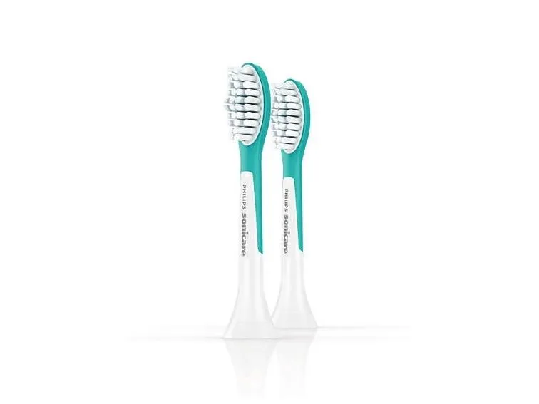 Philips Sonicare For Kids HX6042 - Ekstra tandbørstehoved - til tandbørste - akvamarin (pakke med 2)