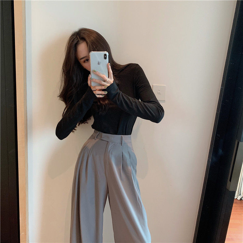 Mikiko - Wijde broek met hoge taille