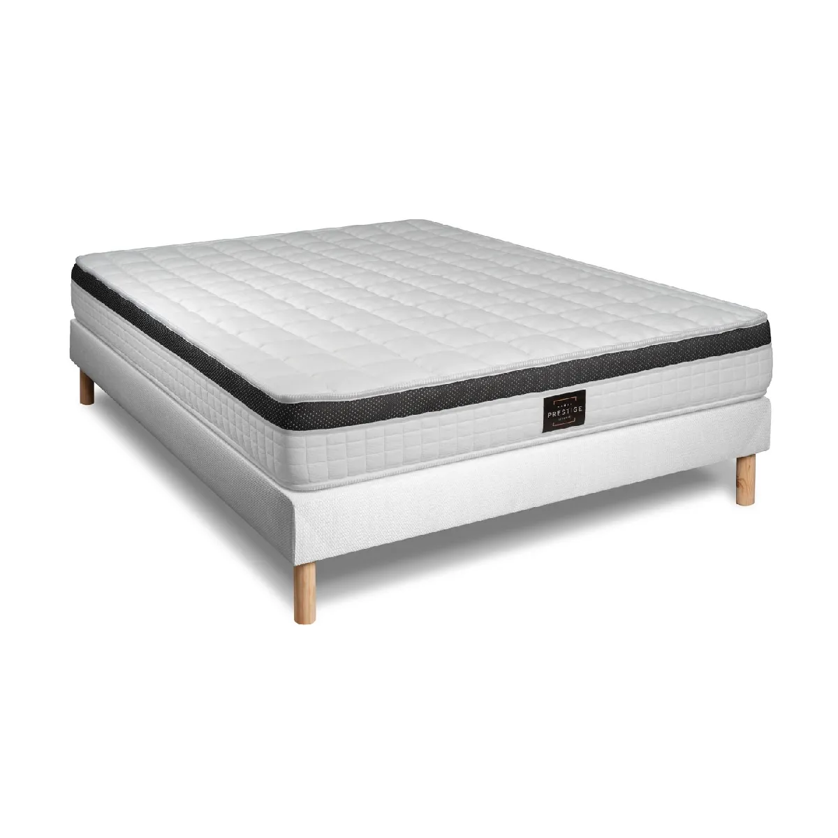 PRESTIGE LITERIE Supérieur - 160x200 cm - Blanc