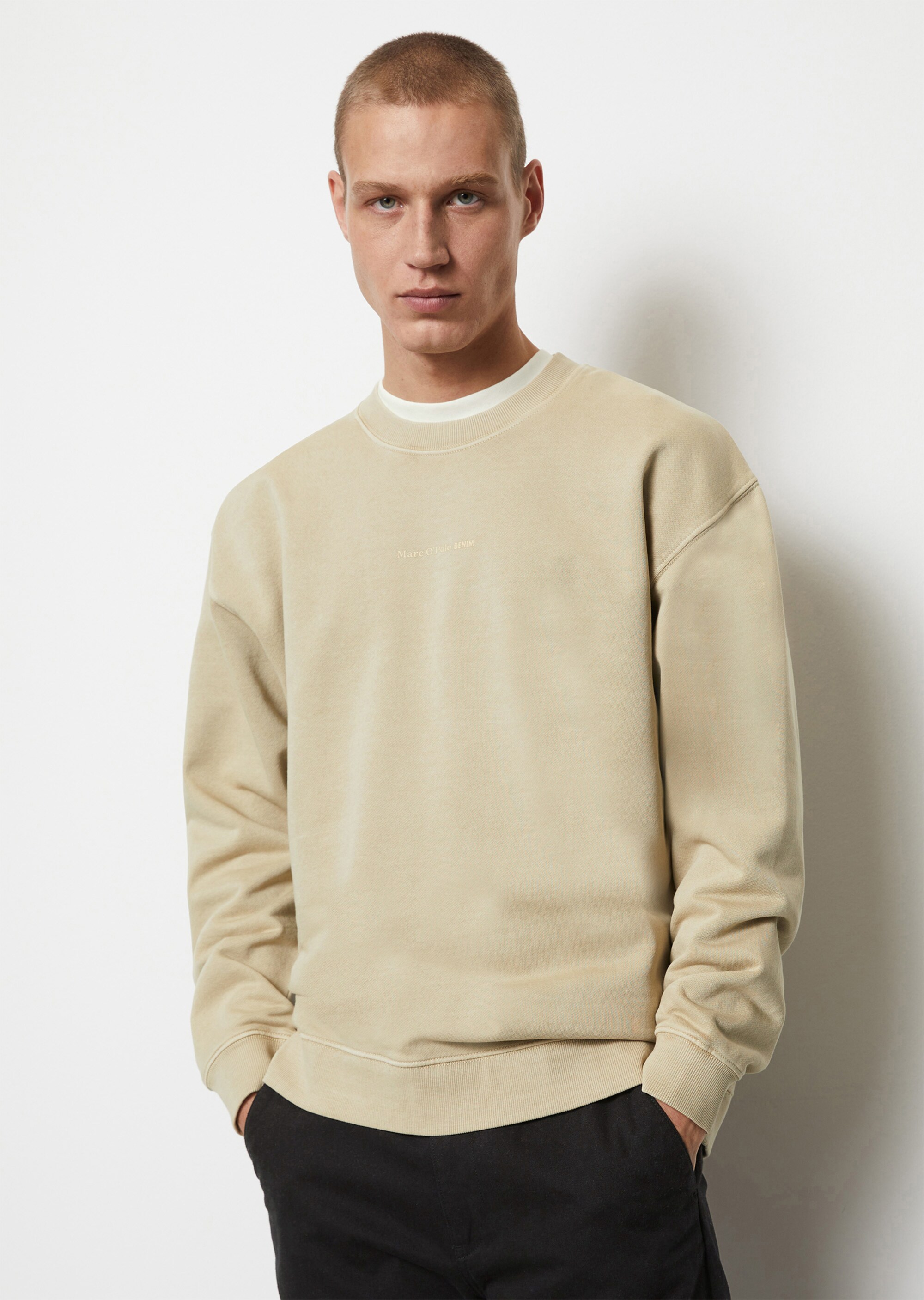 Sweatshirt relaxed aus reiner Bio-Baumwolle