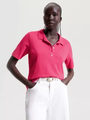Polo Regular com Bordado de Bandeira da Coleção 1985