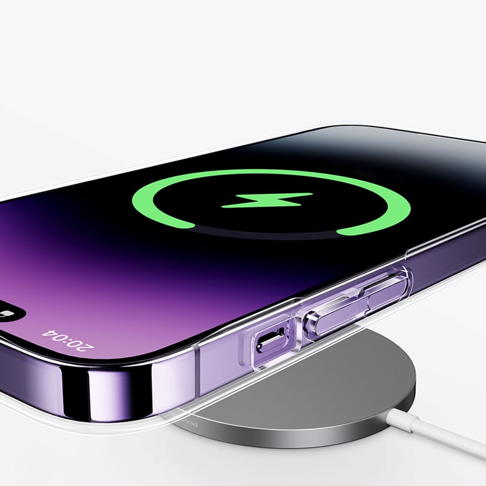 iPhone 16 Pro Max MagSafe Crystal Hardcase Hülle mit Kameraschutz - Transparent